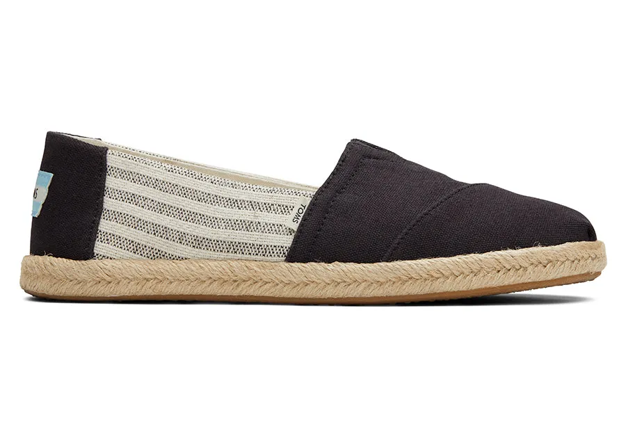 Alpargata Rope Black Stripes