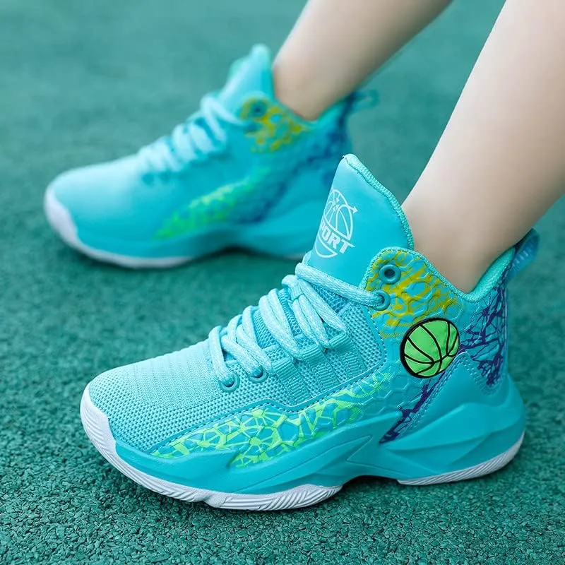 Boys and Kids Basketball Shoes Lightweight Fashion Sneakers