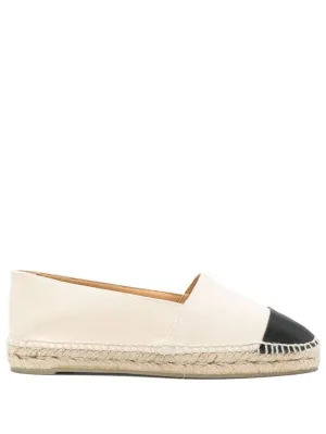 Castaner Women's White Flat Espadrilles