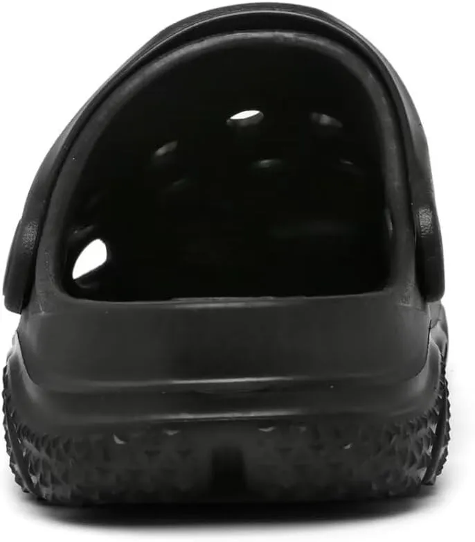 Cubufly Boys Girls Clogs Black