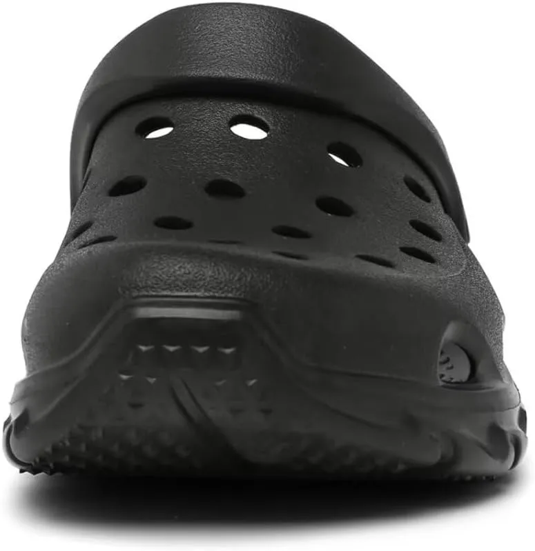 Cubufly Boys Girls Clogs Black
