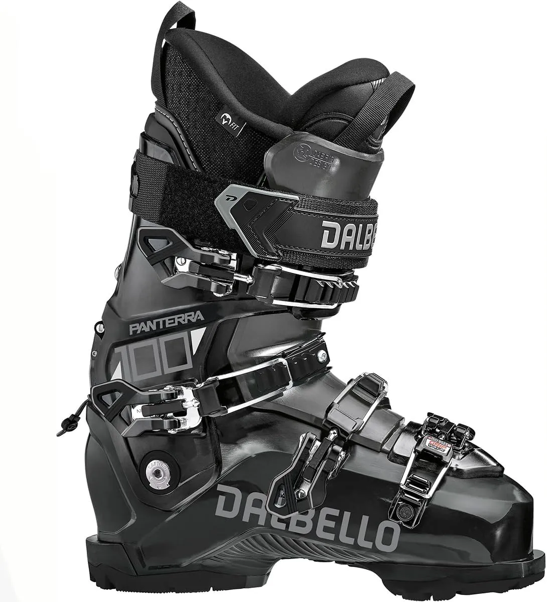 Dalbello Men's Panterra 100 Ski Boots 2024 - All-Mountain, Medium Flex, 100 Flex Rating - for Beginners and Intermediate Skiers