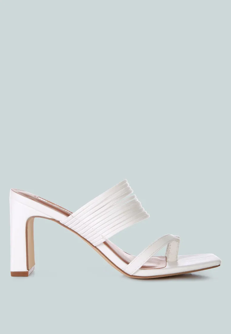 Follow Me Mid Block Heel Sandals By Ruw