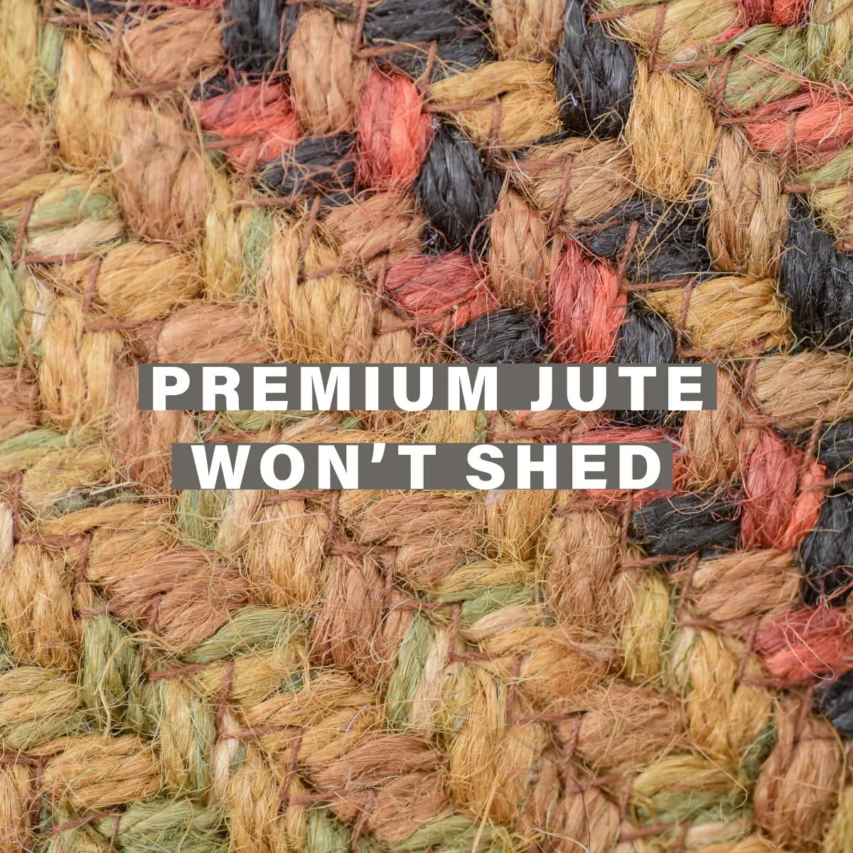 Gingerbread Jute Brown Braided Rugs