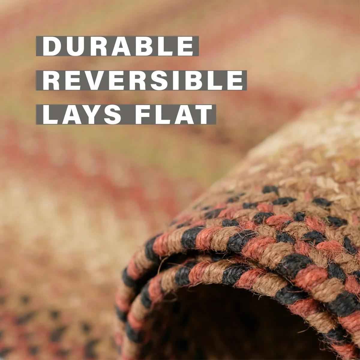 Gingerbread Jute Brown Braided Rugs