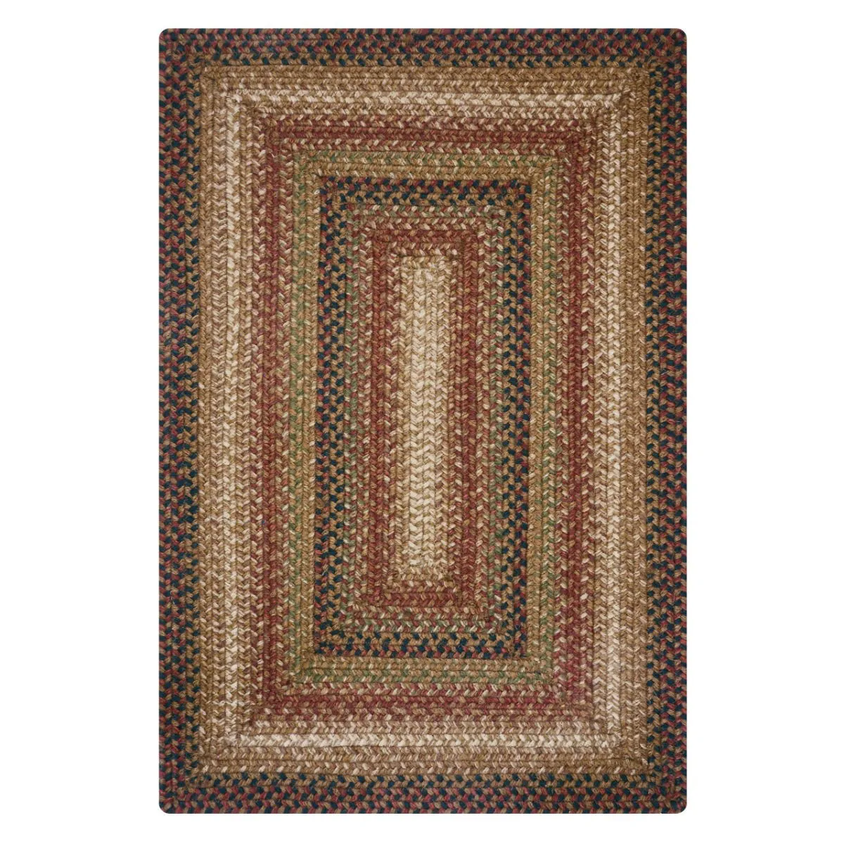 Gingerbread Jute Brown Braided Rugs
