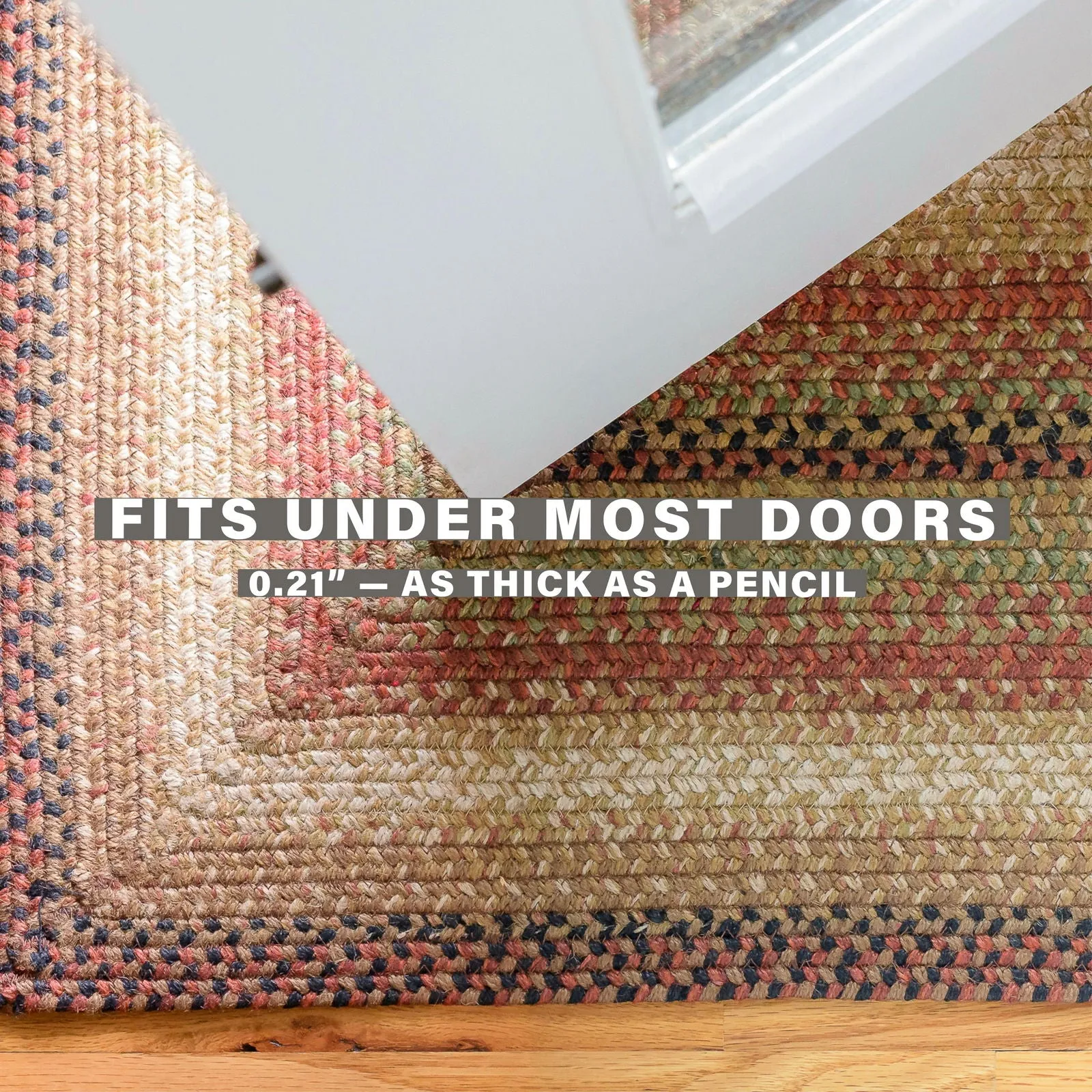 Gingerbread Jute Brown Braided Rugs