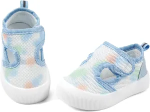OAISNIT Baby Boy Girl Sandals Lightwight Breathable Summer Mesh Sneakers Non-Slip Toddler First Walking Shoes 6 12 18 24 Months