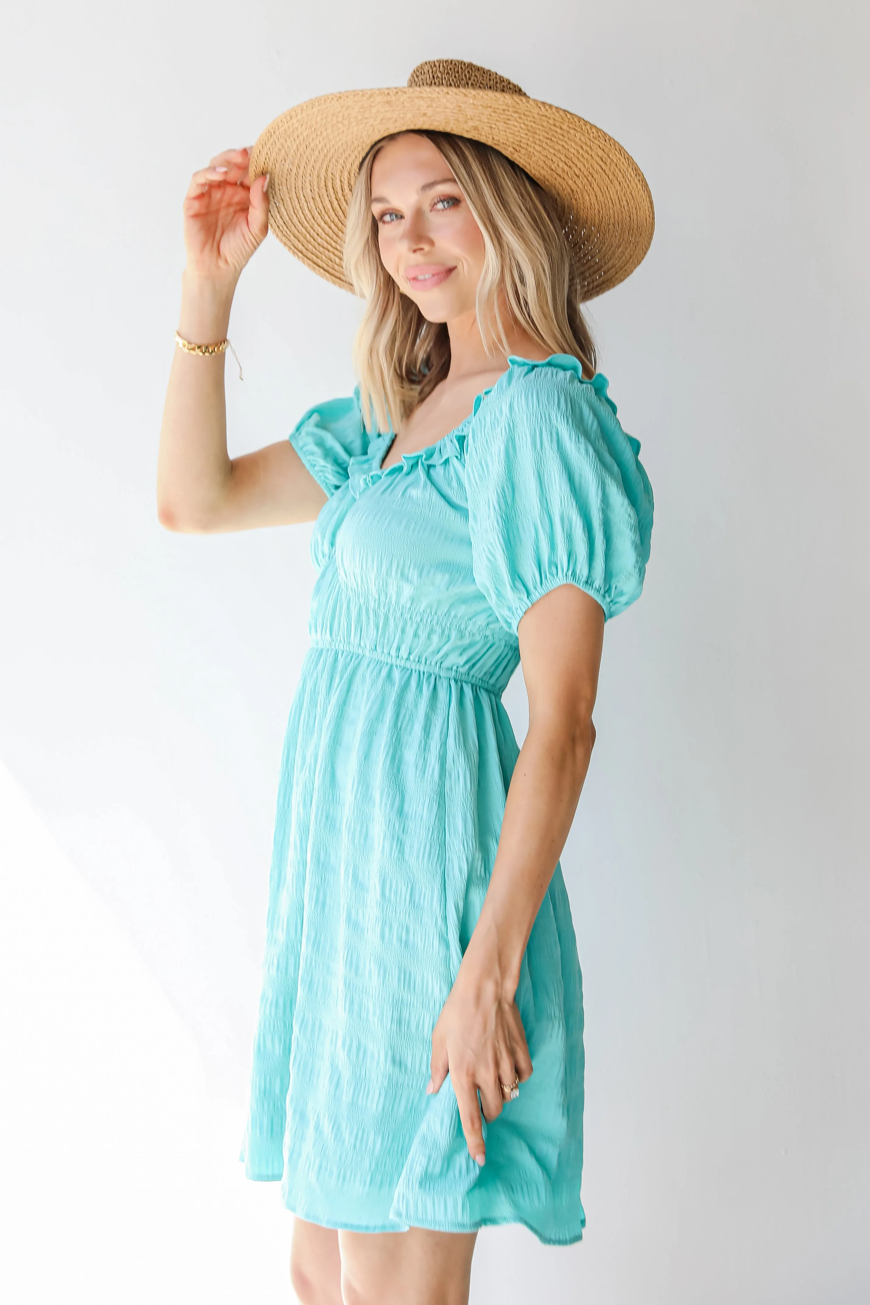 Ocean Skies Mini Dress