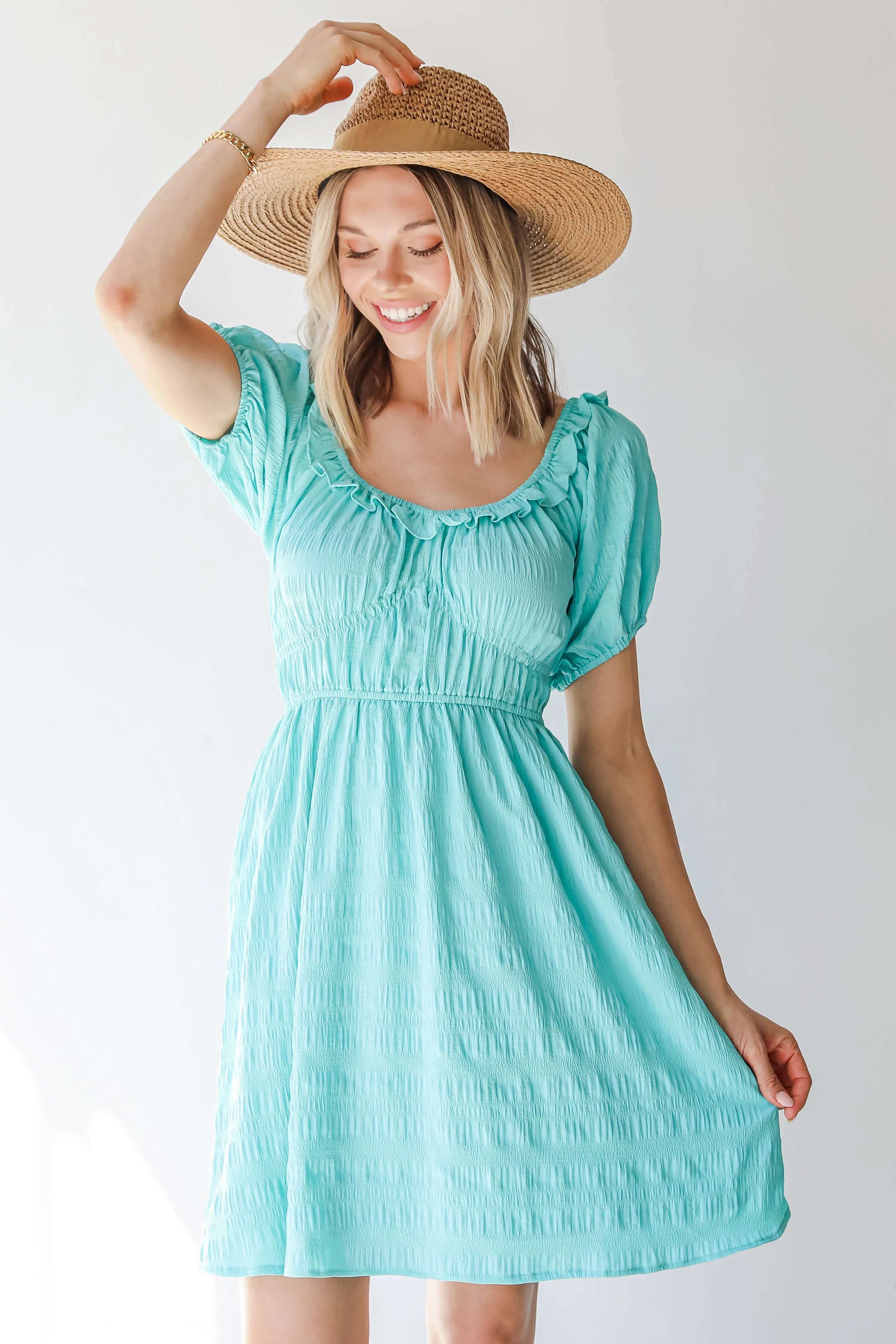 Ocean Skies Mini Dress