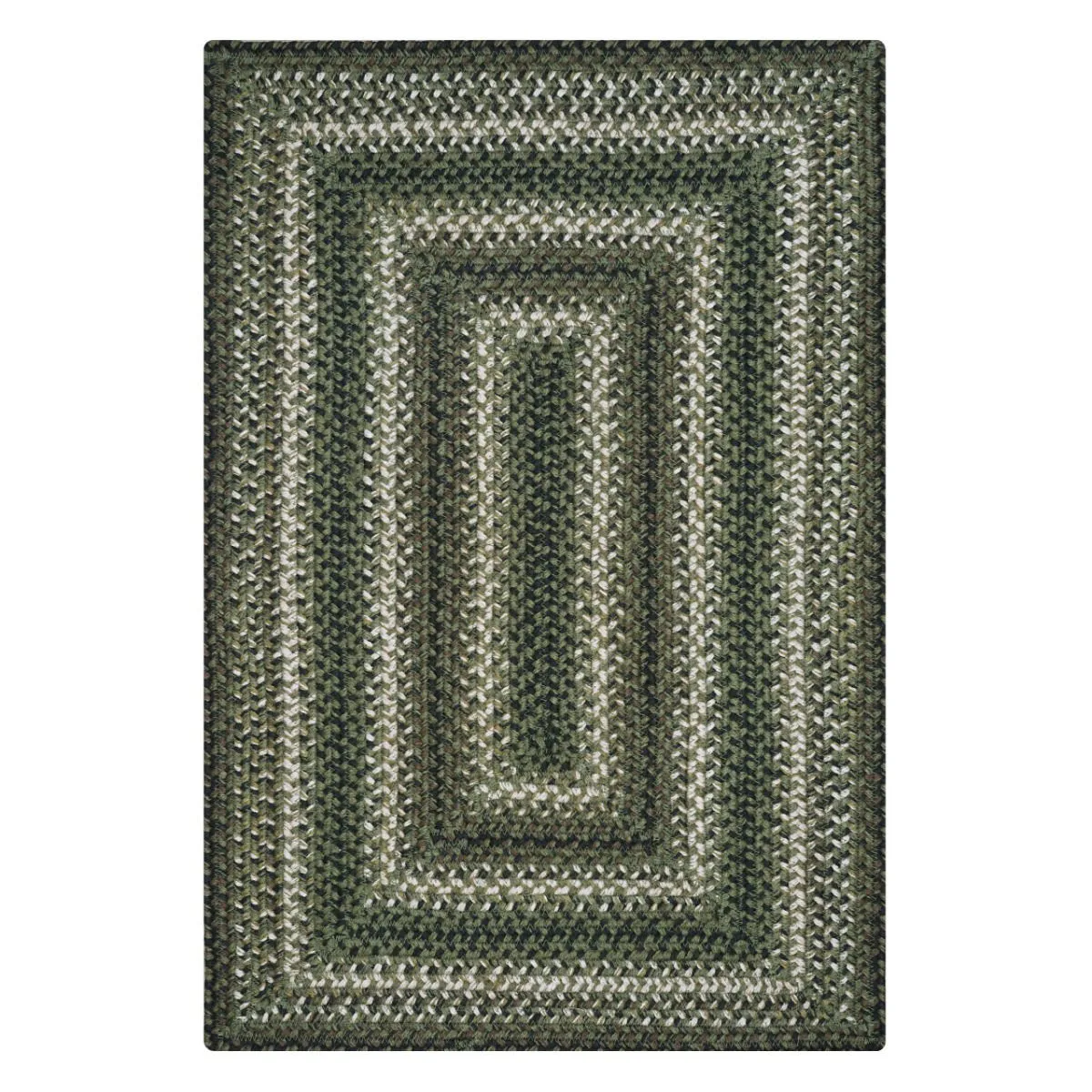 Pinecone Green Jute Braided Rugs
