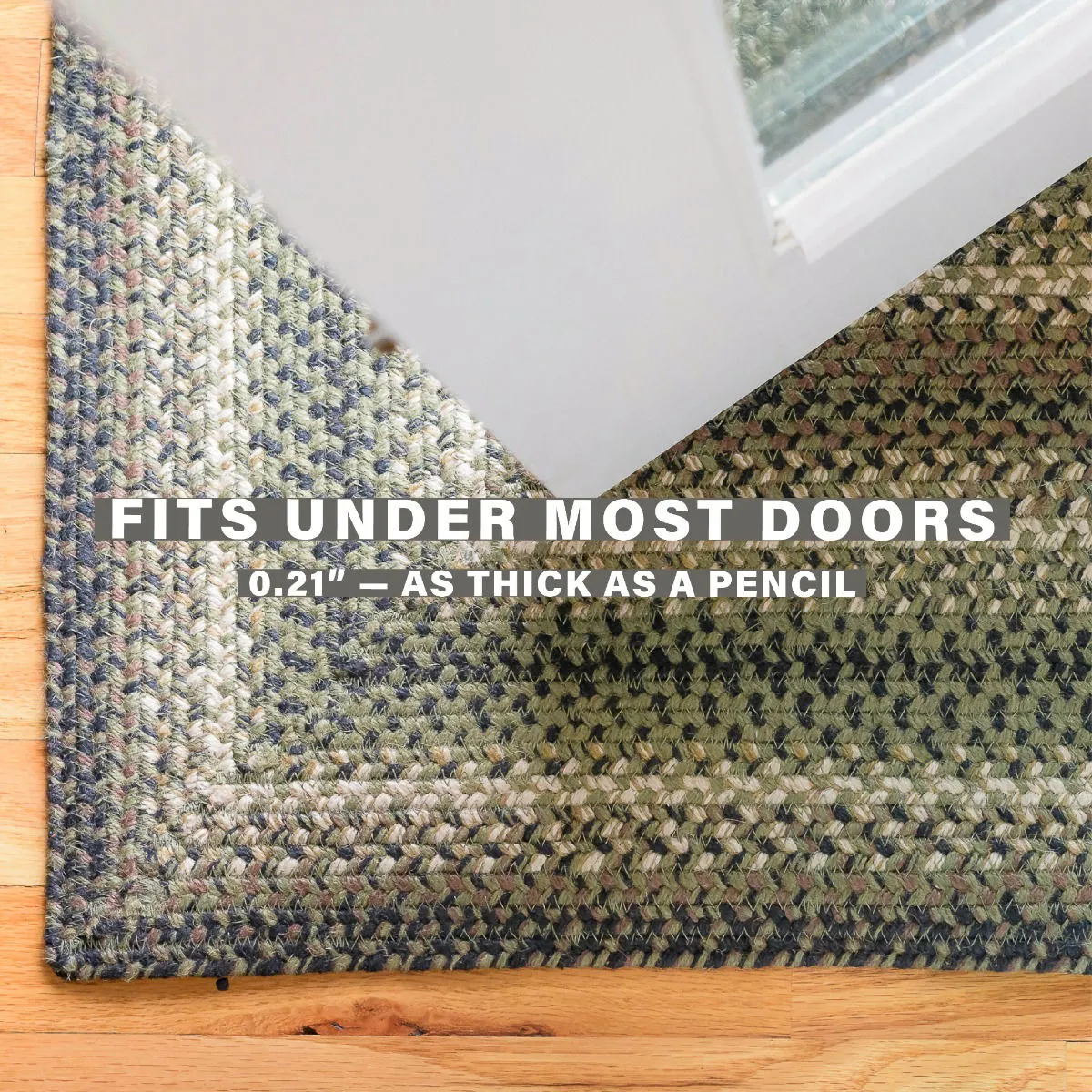 Pinecone Green Jute Braided Rugs