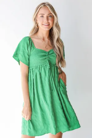 Pure Bliss Smocked Mini Dress