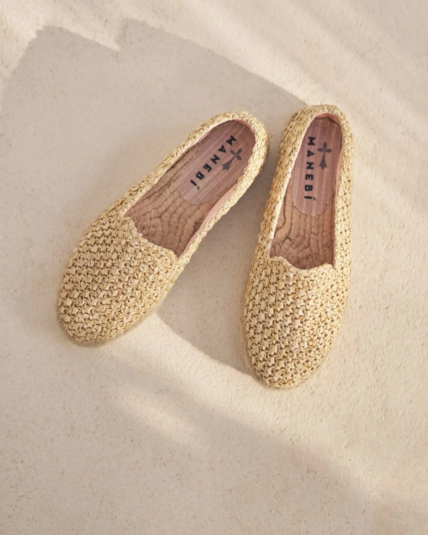 Raffia Stripes Double Sole Espadrilles - V27D0 - Yucatán Raffia Net