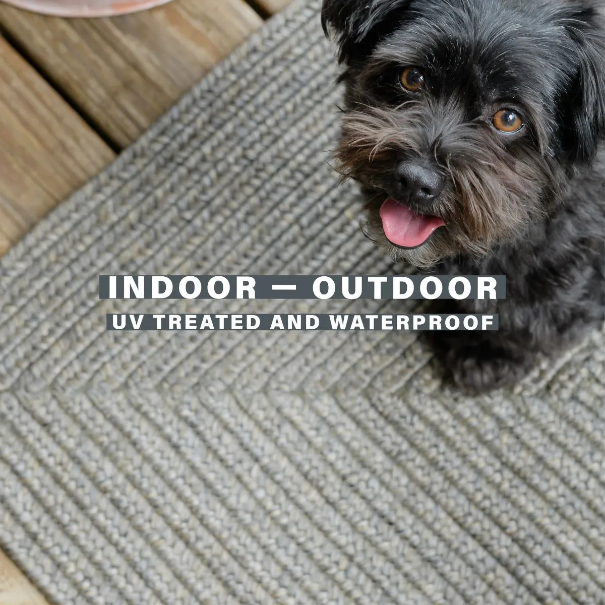 Smoke Grey Braided Oval Rugs