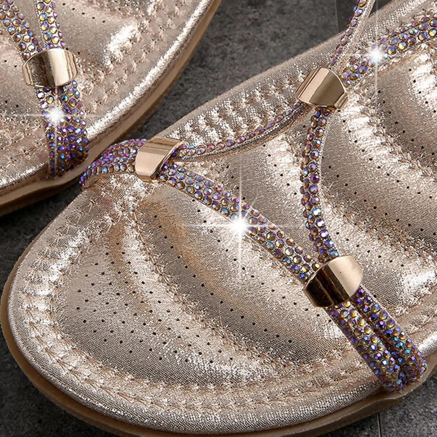 Yoga Mat Comfortable Flat Sandal for Women Comfortable Water-Resistant Shoes Comfortable Walking Flat Sandals
